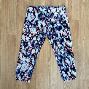 CALVIN KLEIN PERFORMANCE Tie-die Quick Dry Cropped Leggings Activewear